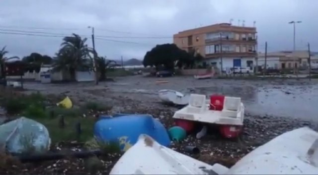 El Gobierno de España realizará actuaciones de emergencia para reparar los daños de los últimos temporales en Puntas de Calnegre