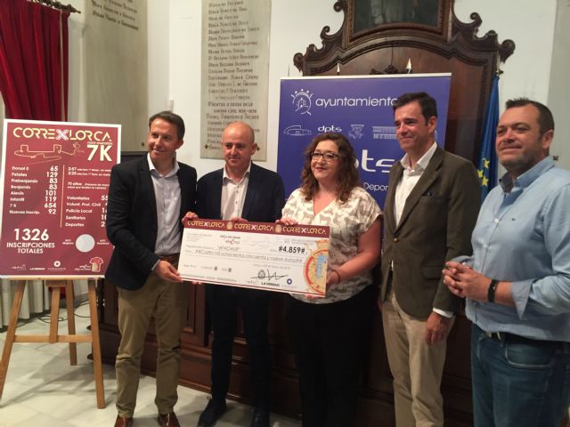 La IX Mini Maratón Lorquimur  Corre x Lorca recauda 4.859 euros para AFACMUR gracias a la histórica participación de 1.326 personas