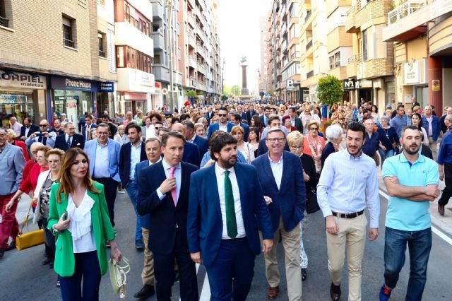 López Miras: 'La nueva avenida Juan Carlos I de Lorca es más funcional, mejor conectada y más dedicada al bienestar del ciudadano'