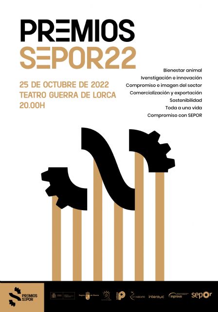 Los Premios Sepor '22 se entregarán, el próximo martes, 25 de octubre, en el Teatro Guerra de Lorca en reconocimiento a profesionales y empresas del sector ganadero