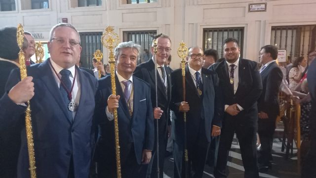 El Paso Blanco acompaña a la Hermandad del Nazareno de Huelva en la Coronación Canónica de María Santísima de la Amargura