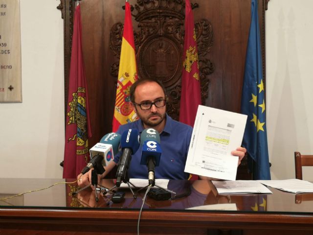 El Ministerio de Hacienda  exige al Ayuntamiento de Lorca que declare no disponibles 10,5 millones de euros del actual presupuesto