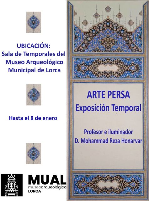 La sala temporal del Museo Arqueológico Municipal acogerá, hasta el 8 de enero, la exposición del ilustrador y profesor persa, Mohammad Reza Honarvar, 'Arte Persa'