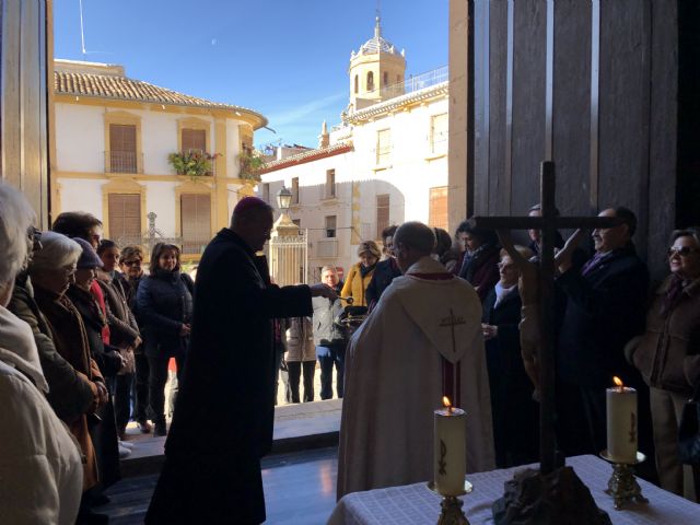 El obispo anima a los laicos de Santiago Apóstol de Lorca a “seguir trabajando por el Reino”