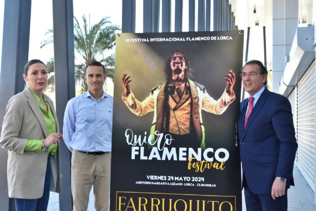 El Festival Internacional 'Quiero Flamenco' regresa a Lorca con el bailaor Farruquito como cabeza de cartel