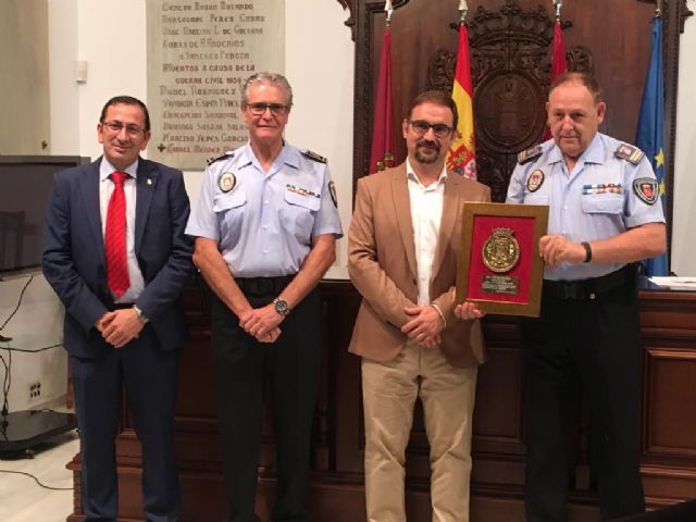José Antonio Sansegundo Gálvez toma posesión como nuevo subinspector jefe de la Policía Local de Lorca