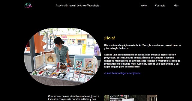 La asociación lorquina de arte y tecnología arttech, ha lanzado su página web oficial