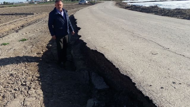 PP: 70 días después de la DANA el Ayuntamiento sigue sin arreglar los caminos y carreteras que resultaron dañados en las pedanías de Purias y Campillo