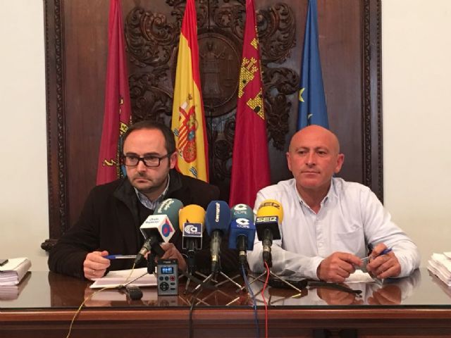 PSOE e IU exigen al Alcalde 'respeto y lealtad institucional' con los grupos municipales de la oposición en el Ayuntamiento de Lorca
