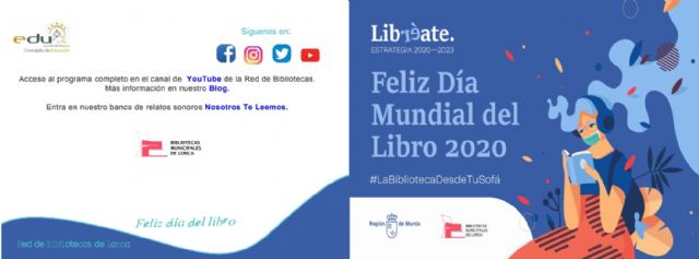 El Ayuntamiento de Lorca celebra el Día del Libro con diversas actividades en torno a las efemérides literarias que se celebran este año