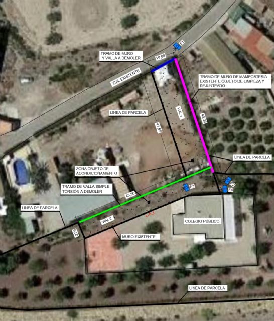 El Ayuntamiento de Lorca inicia las obras de construcción de la nueva carretera de acceso al Colegio Público de El Consejero