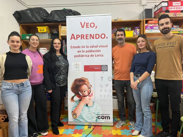 El Ayuntamiento de Lorca participa en el programa 'Veo, aprendo' para comprobar el estado de la salud visual de los niños y niñas del municipio