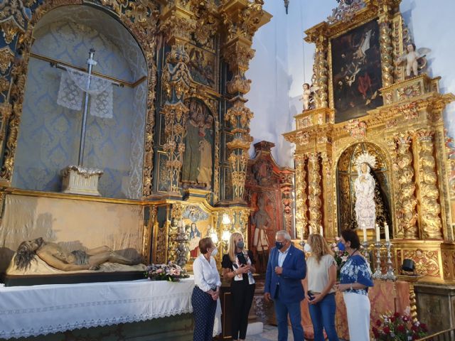 La talla de la Santísima Virgen de los Dolores se convertirá en la primera imagen mariana BIC en desfilar en las procesiones de Lorca