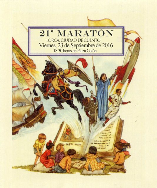 Más de 25 personas participaran esta tarde en la XXI edición del Maratón 'Lorca, ciudad de cuento' que se desarrollará en la Plaza de Colón
