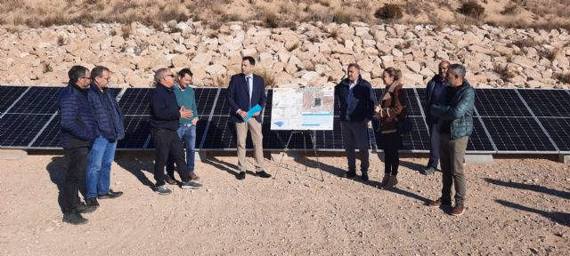 La Comunidad invierte 37.700 euros en obras de eficiencia y ahorro energético para los regantes del Campo Alto de Lorca