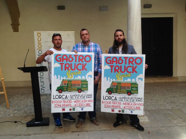 Lorca acoge del 3 al 5 de junio en la Alameda de Constitución su primer Gastro Truck