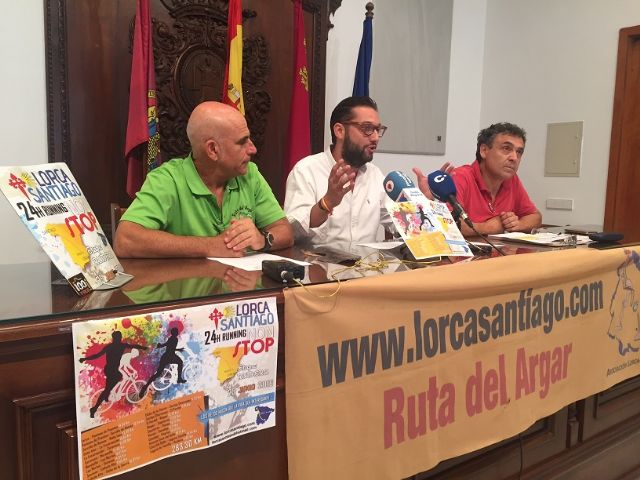 La Asociación Lorca-Santiago recorrerá 283 kilómetros en la 'Running Nonstop' entre Lorca y Ruidera promocionando la Ruta del Argar