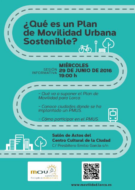 La Concejalía de Urbanismo invita a todos los ciudadanos interesados en conocer qué es un Plan de Movilidad Urbana Sostenible