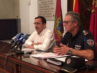 El Ayuntamiento de Lorca pone en marcha un plan de refuerzo policial tanto en el casco urbano como en las pedanías durante este verano