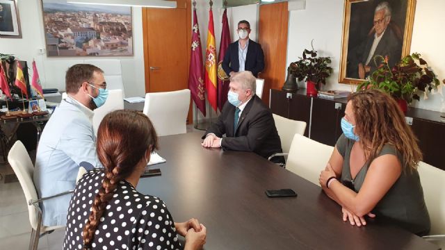 El alcalde de Lorca aborda con el delegado del Gobierno la ampliación del soterramiento del AVE