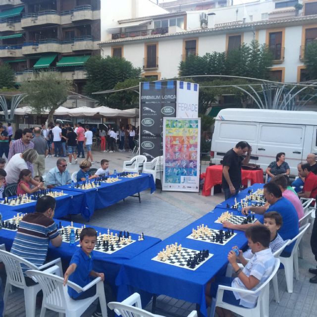 93 personas participan en las dos actividades organizadas por el Club de Ajedrez en los Juegos del Guadalentín
