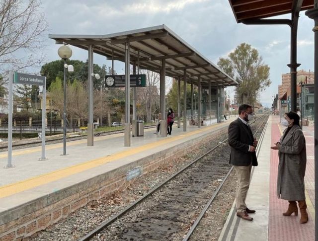 El alcalde de Lorca valora positivamente la adjudicación del tramo de línea férrea Lorca-Pulpí por parte de ADIF