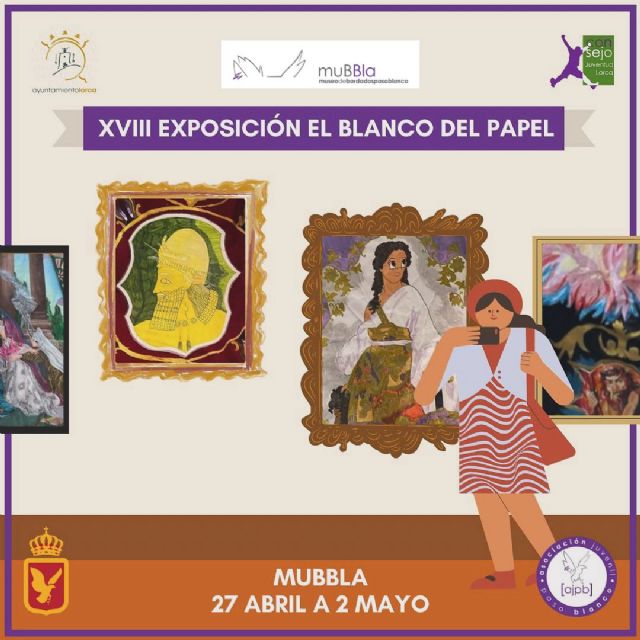 La Asociación Juvenil Paso Blanco organiza la XVIII exposición 'El blanco del papel'