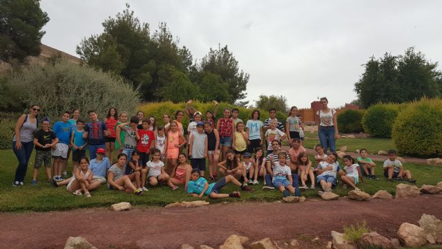 La Fortaleza del Sol recibe a más de 300 niños de las Escuelas de Verano de Murcia durante el mes de julio