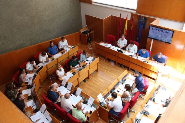 Balance de votaciones del pleno ordinario del Ayuntamiento de Lorca correspondiente al mes de julio
