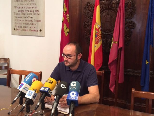 El PSOE solicita que se dé traslado al bolsillo de los lorquinos la supuesta buena situación económica que vive el Ayuntamiento de Lorca