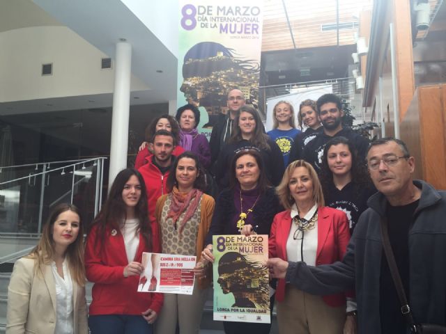 Lorca celebra desde el próximo miércoles 15 eventos por el Día Internacional de la Mujer