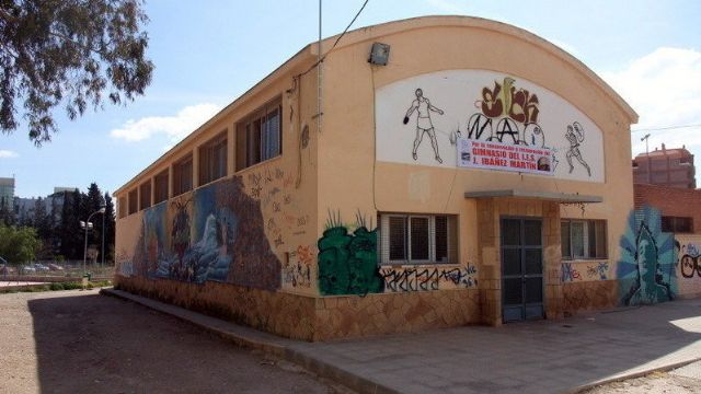El Ayuntamiento de Lorca concede licencia de obras para la rehabilitación del gimnasio del Instituto 'José Ibáñez Martín'