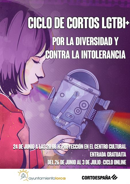 Ciclo de cortos por la diversidad sexual y contra la LGTBIfobia de Lorca