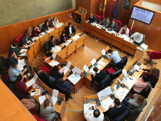 Balance de votaciones del Pleno Ordinario del Ayuntamiento de Lorca correspondiente al mes de noviembre de 2018