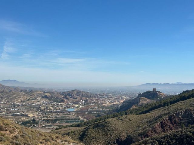 Posible incremento de los niveles de las partículas PM10 en Lorca el próximo lunes debido a la intrusión de una masa de aire sahariano