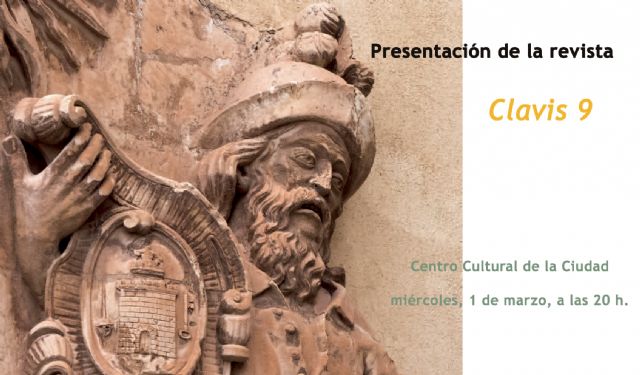 El noveno ejemplar de la revista Clavis se presentará el miércoles a las 20 horas en el Centro Cultural e incluirá artículos sobre San Patricio, comercio, poetas lorquinos o heráldica