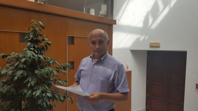 Antonio Meca, Concejal-portavoz de C´s Lorca  preocupado por el asalto en la vivienda del fiscal  anticorrupción del caso ¨Aguas de Lorca¨ S.A