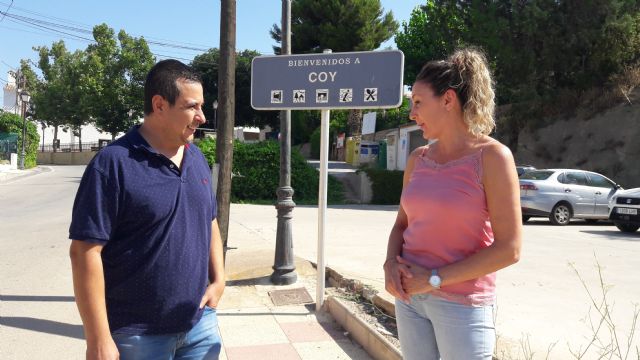 Los vecinos de las pedanías de Coy y La Parroquia recuperarán el servicio de cajero automático que perdieron hace años, gracias a una iniciativa del PP