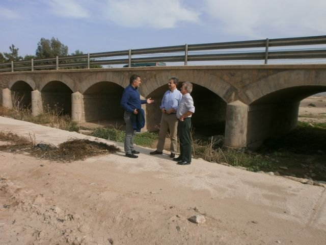 La Consejería de Fomento mejorará el drenaje de la rambla de Viznaga de Lorca