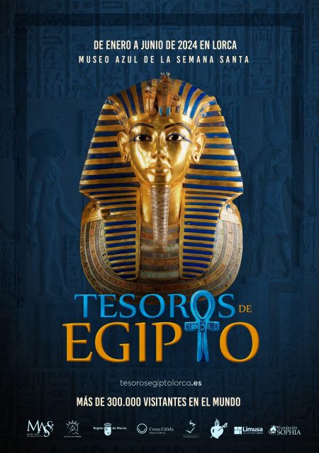 La exposición ´Tesoros de Egipto´ llega al Museo Azul de la Semana Santa, MASS, con las recreaciones de las piezas arqueológicas más importantes de la civilización egipcia