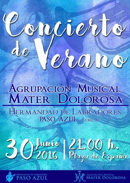 La Plaza de España acogerá el próximo jueves el Concierto de Verano de la Agrupación Musical Mater Dolorosa