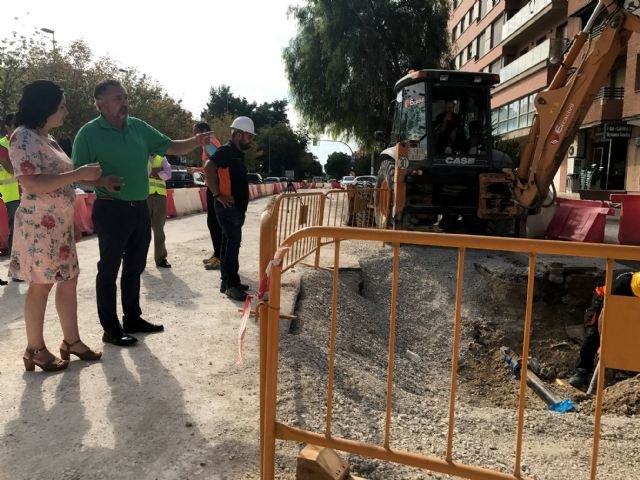 La Comunidad termina las obras de la nueva red de pluviales de la Alameda de Cervantes de Lorca