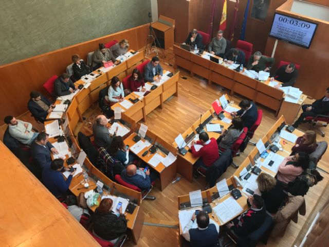 Balance de votaciones del Pleno Ordinario del Ayuntamiento de Lorca correspondiente al mes de enero