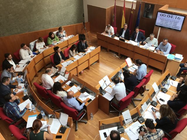 El Pleno Municipal aprueba por unanimidad una moción rechazando la creación de los Juzgados Uniprovinciales sobre cláusulas suelo y reclamación de gastos hipotecarios en Murcia