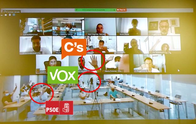 IU-Verdes: Se consuma el pacto de gobernabilidad entre PSOE y VOX en Lorca