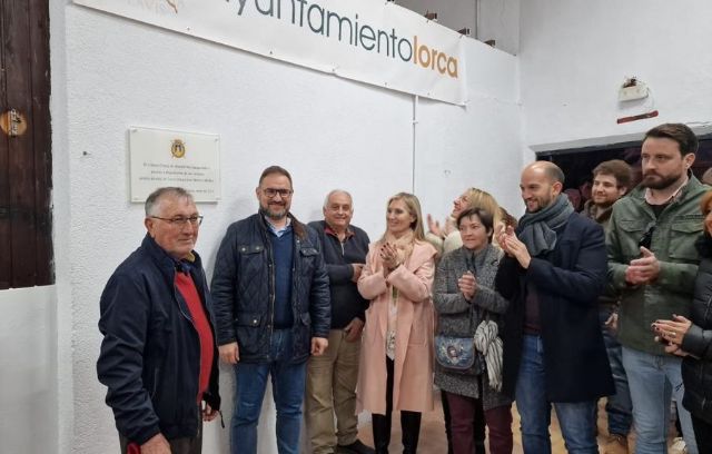 El alcalde de Lorca inaugura el nuevo Centro Cívico de la pedanía de Morata que cuenta con cerca de 600 metros cuadrados destinados a la participación y encuentro vecinal