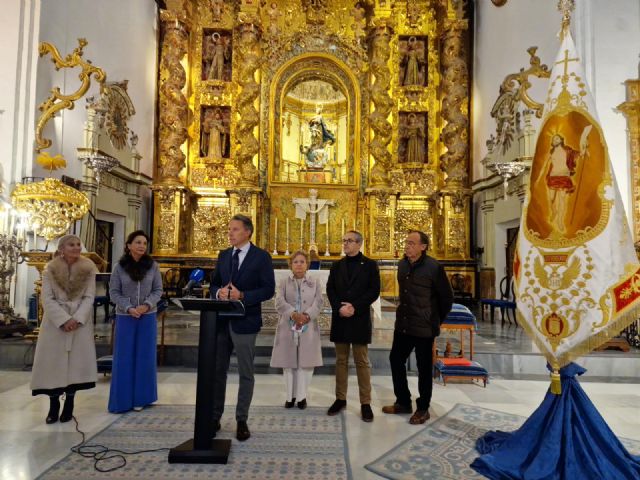 El alcalde destaca la importante labor de las cofradías de Semana Santa en la ampliación del patrimonio de Lorca