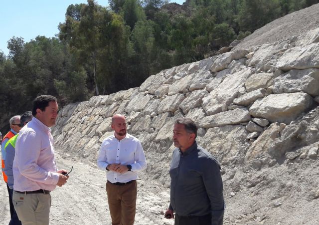 Concluyen las obras de estabilización de la zona norte del acceso al Castillo de Lorca