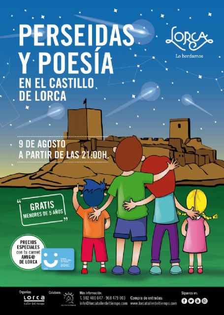 Perseidas y Poesía en el Castillo de Lorca