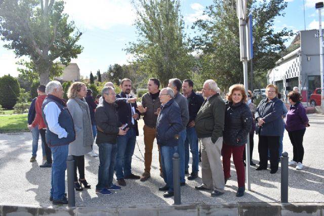 Mateos exige el acondicionamiento de la rambla de Los Arcos y la renovación del sistema de saneamiento aprovechando la remodelación de carretera de Caravaca